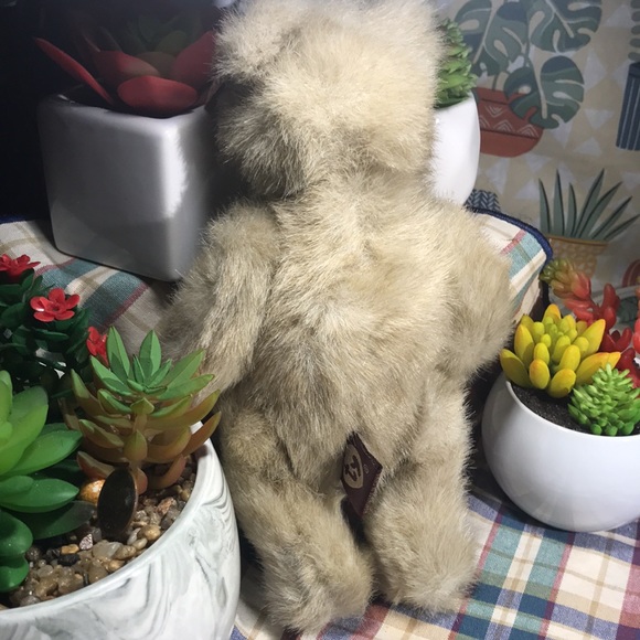 🛑🛑Ty Attic Treasures Collection Bear Dickens Jointed Tan Plush Stuffed Animal - Picture 7 of 8